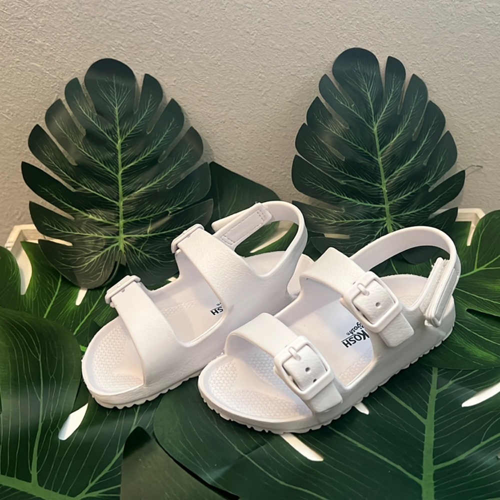 White Toddler Girl Sandals - Picture 3 of 4